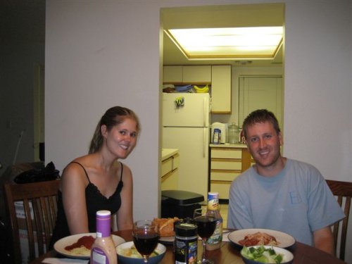 1st real meal at our new place